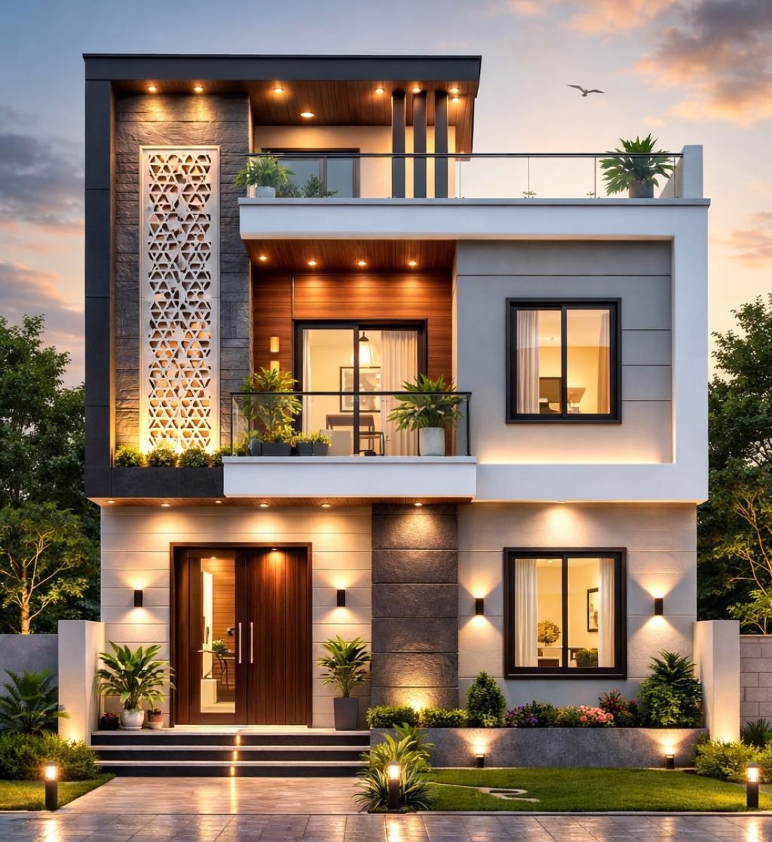 3d 12 Marla House Design